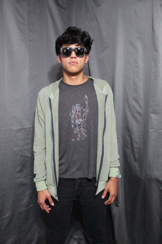 Green Zip-Up Hoodie