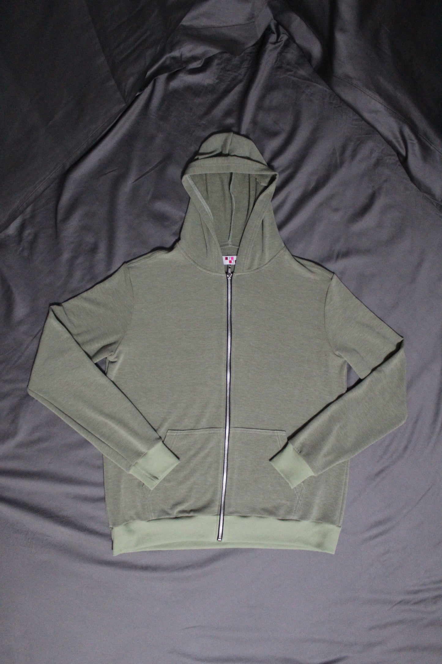 Green Zip-Up Hoodie
