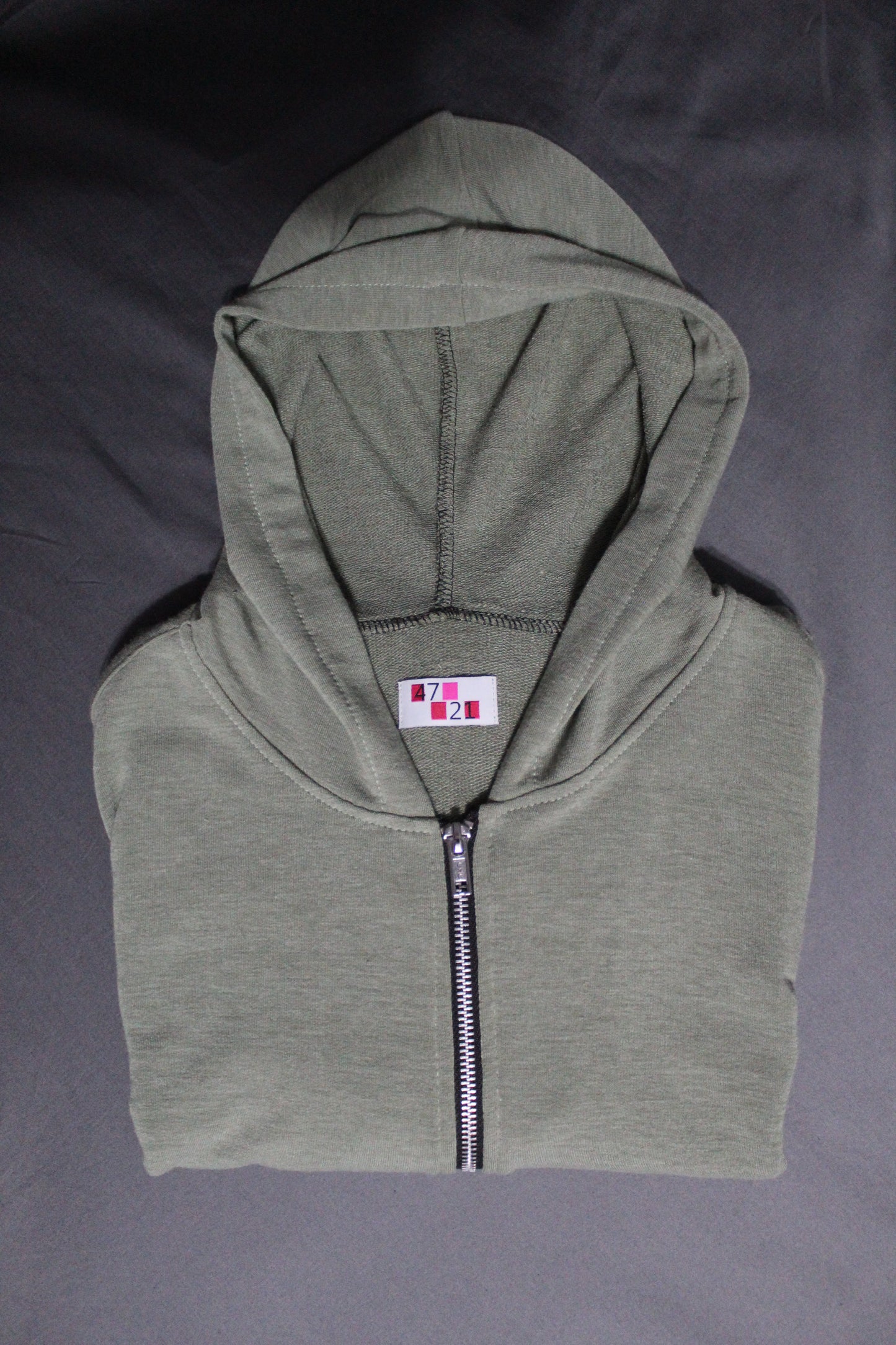 Green Zip-Up Hoodie