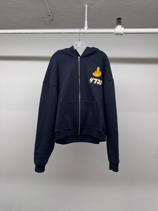 Tweety Leather Hoodie